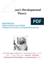 Erik Erikson Developmental Theory