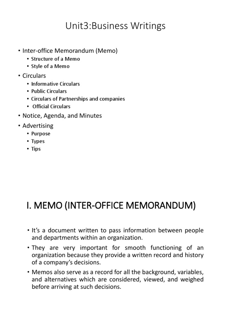 Understanding Memos and Circulars | PDF | Memorandum | Advertising