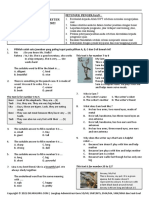 PTS II Bhs Inggris VII