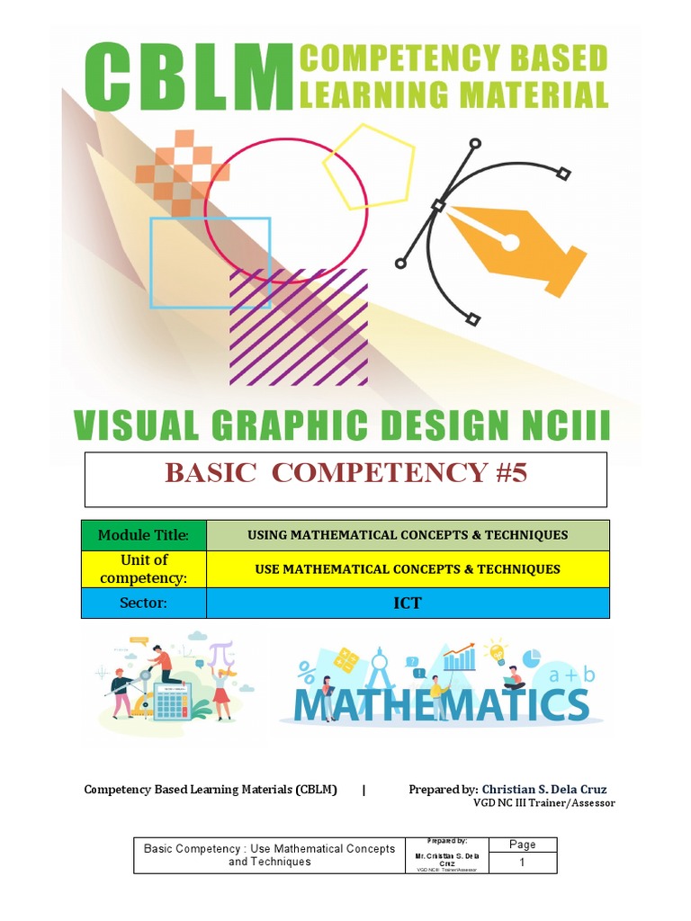 BASIC CBLM5 Use Mathematical Concepts and Techniques | Download Free ...