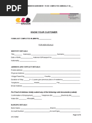 KYC FORM