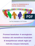 Pendekatan PD Pendidikan & Promkes (S1kep)