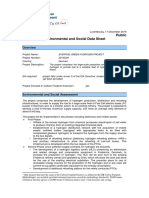 Public Environmental and Social Data Sheet