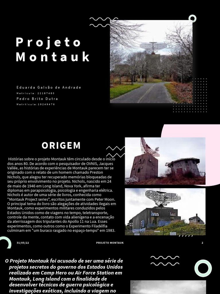 Projeto Montauk | PDF