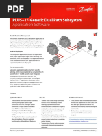 PLUS+1 Generic Dual Path Subsystem: Application Software