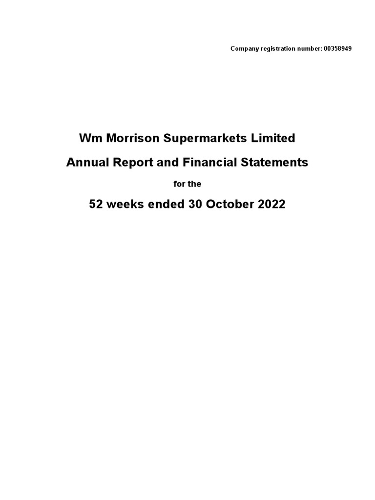Morrisons FinalAnnualReport PDF PDF