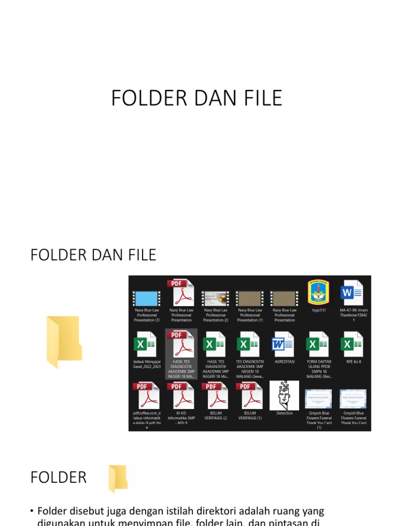 Folder Dan File Pdf Pdf