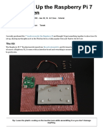 How To Set Up The Raspberry Pi 7 Touchscreen - DZone IoT PDF
