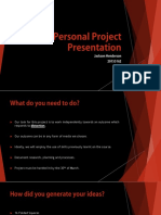 Mock Personal Project Presentation