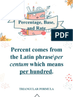 Percentage, Base, and Rate 2