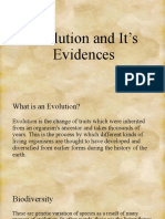 Evolution and Its Evidences