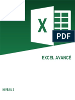 Excel Avancé - Niveau 3 PDF