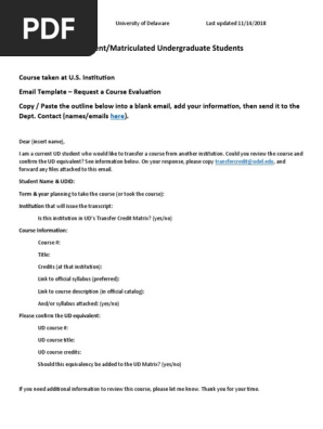 Email template-Current Student US
