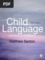 Language Development in Early Childhood | PDF | Language