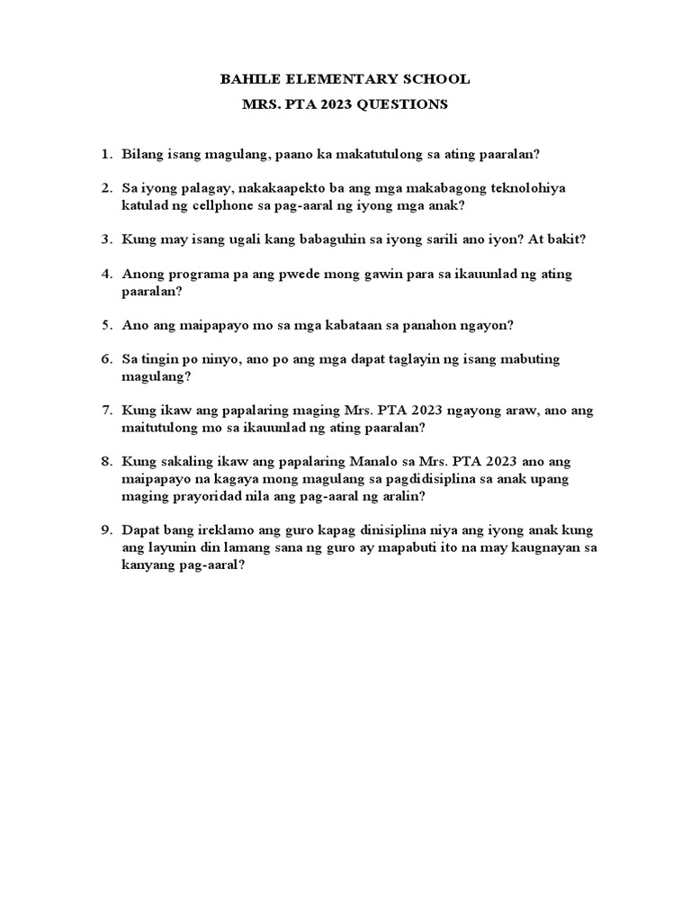 Questions in Search | PDF