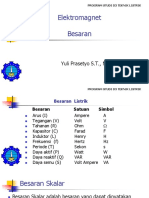 Program Studi D3 Teknik Listrik Besaran