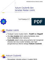 3hukum Coulomb Dan Intensitas Medan Listrik