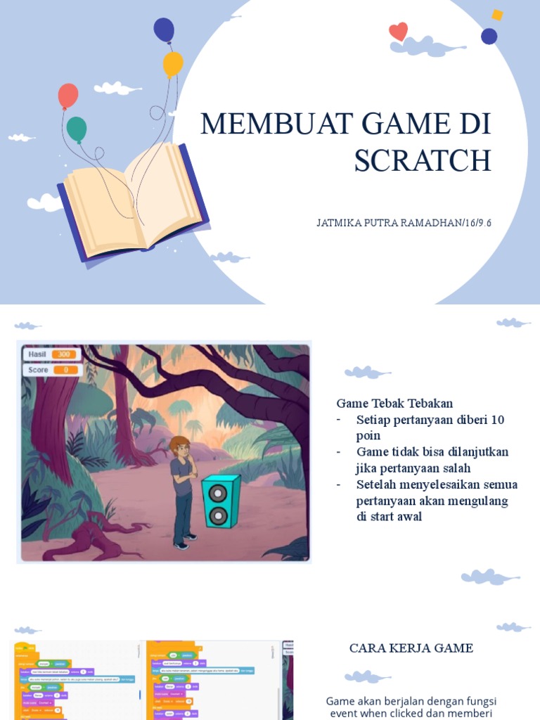 Game Edukasi di Scratch | PDF | Olahraga & Rekreasi | Game & Aktivitas