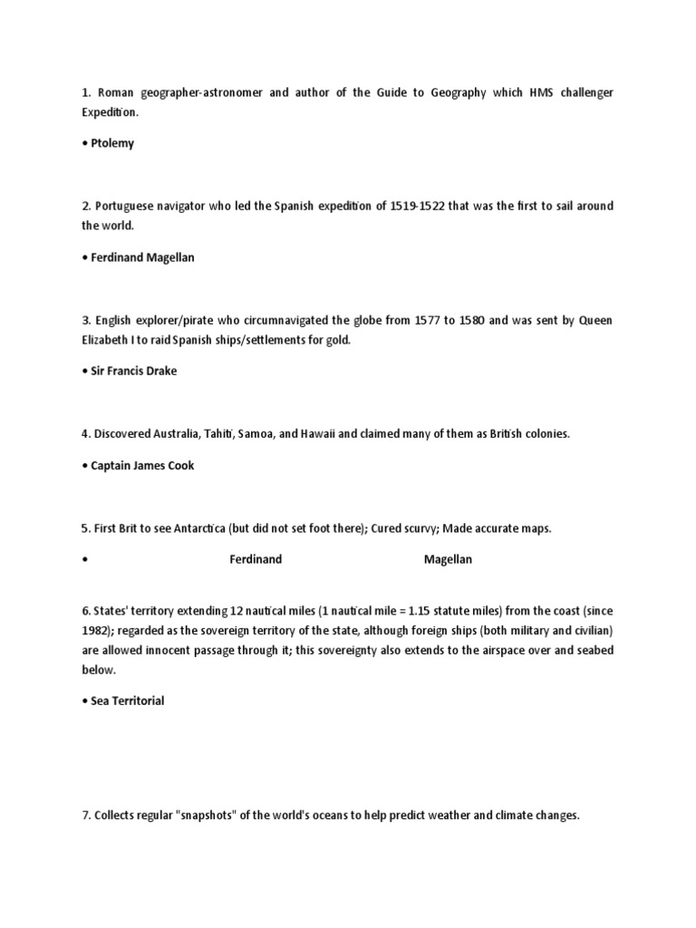 Oceanography PDF Oceanography Exploration