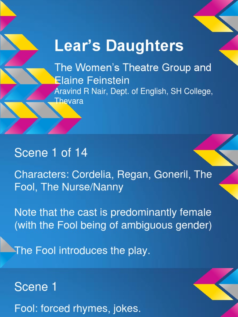 Lear's Daughters: A Theatrical Exploration | PDF | King Lear