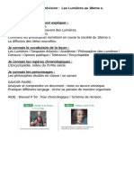 Fiche Révision Lumières PDF