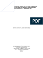 Estructura Del Sistema de Gestion de Calidad de Acuerdo Con La Norma ISO 9001 PDF