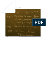 LECTURE 3 - Elimination of Arbitrary Constants