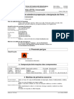 BALLISTOL Universalöl. 1. Identificação Da Substância - Preparação e Designação Da Firma - PDF