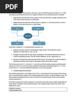 Input Output in C++ PDF