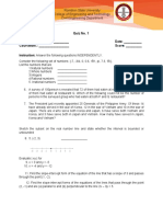 Calculus quiz Algebra