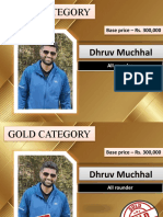 Gold Category: Dhruv Muchhal