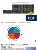 Sejarah Dan Siklus Penanggulangan Bencana Gempa Di Pidie