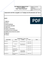 P-DCH-AI-009 Procedimiento Minicargador