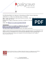 Coal Blending Models For Optimum Cokemaking