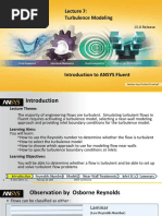 Lecture 7 Turbulence Modeling Introducti