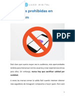 5.1. Prácticas Prohibidas - Qué NO Hacer en Instagram PDF