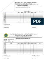 Format Daftar Hadir