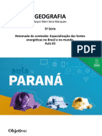 Fontes Energia Brasil Mundo