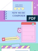 Pastel Cute Geometric Notebook Lesson Presentation