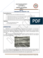 Module 19 - UNIT IV - Chemistry of The Soil (Part 1)