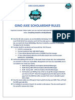 Scholarship Rules