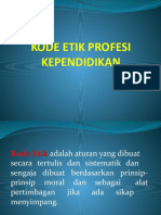 5-Kode Etik Profesi Kependidikan