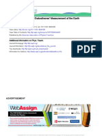 A New Perspective On Eratosthenes' Measurement of The Earth: Additional Information On Phys. Teach