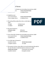 MCQ - Non-Concurrent Forces