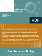 De La Investigación A La Política Pública - Producción y Circulación de Conocimiento Científico.