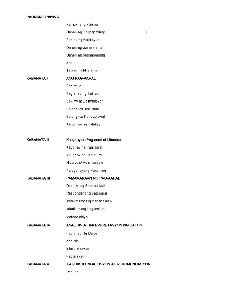 Shs Research Pattern | PDF
