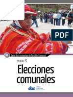 Módulo 3. Elecciones comunales