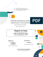 Modele Et Structure Du Rapport de Stage ISTA NTIC SYBA - INFRASTRUCTURE PDF