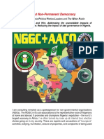 Active Letter On Nigeria Divisive Election