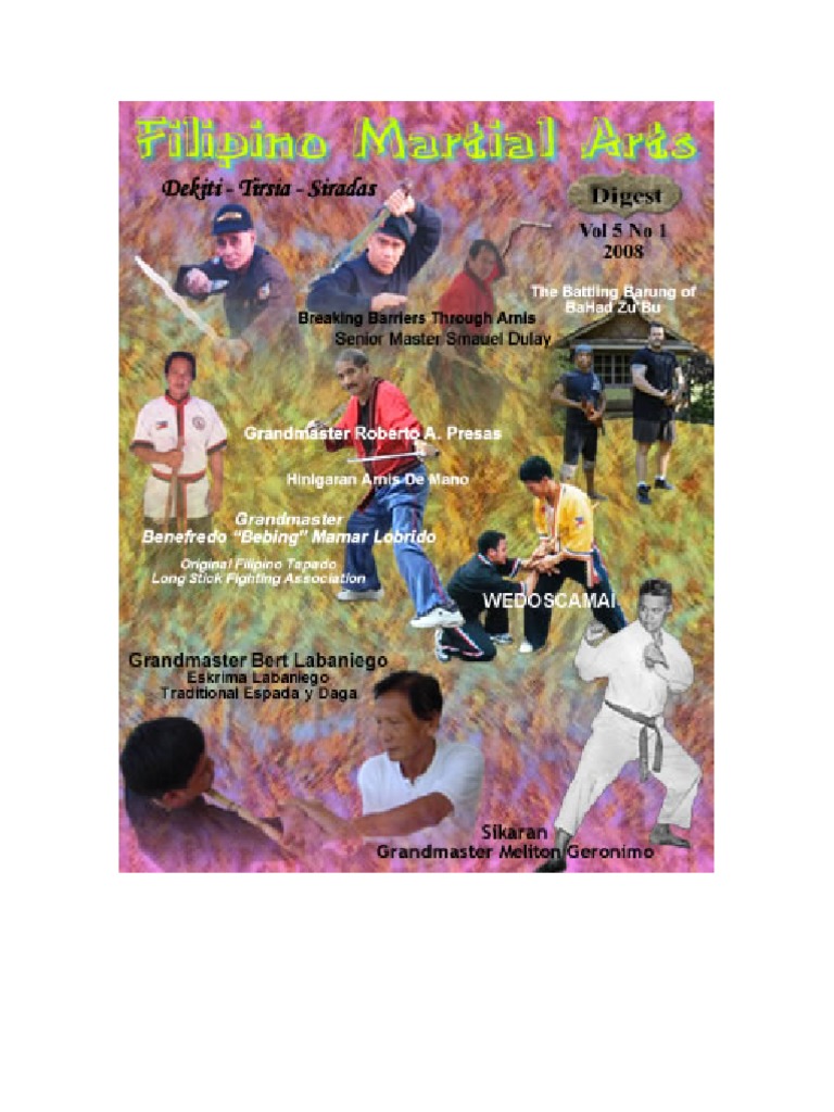 Dekiti Tirsia Siradas Kali A History of an Ancient and Effective